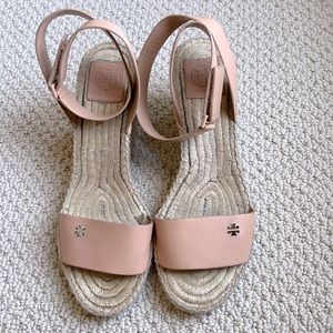 Tory Burch Bima 2 Espadrille Wedge Sandals Size 9